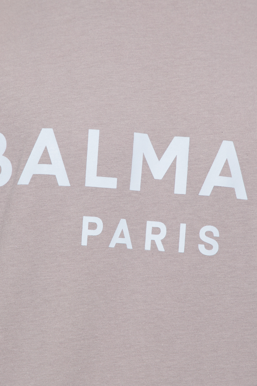 balmain baseball balmain baseball vintage paris logo tee uh11601i312 ead