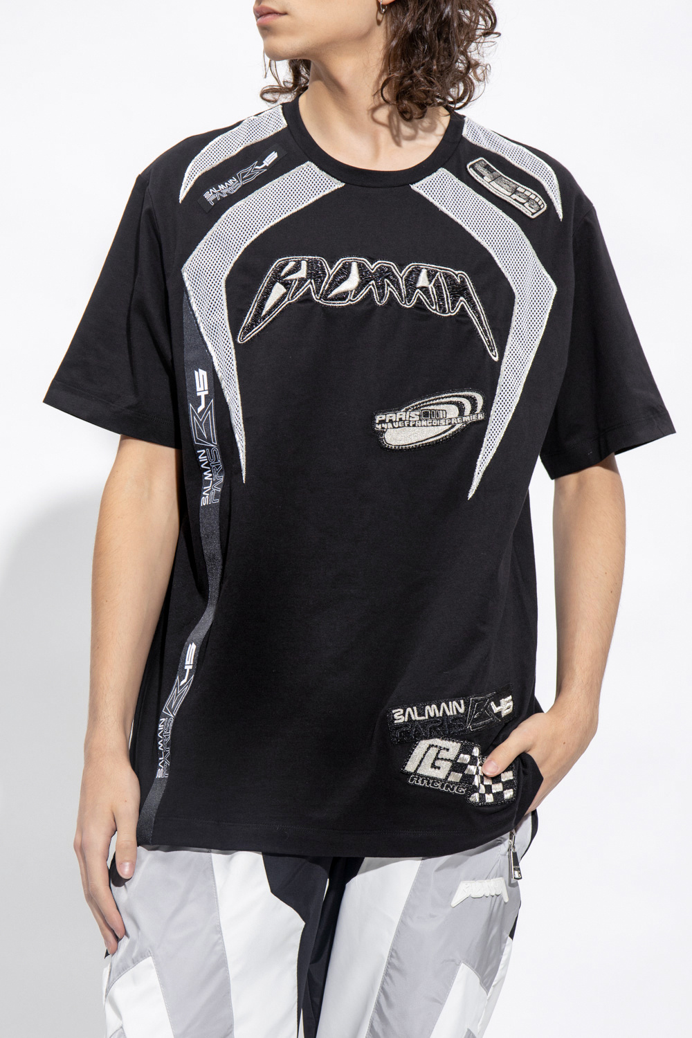 Balmain Patched T-shirt