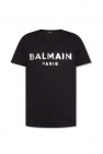 Balmain crest patch polo shirt