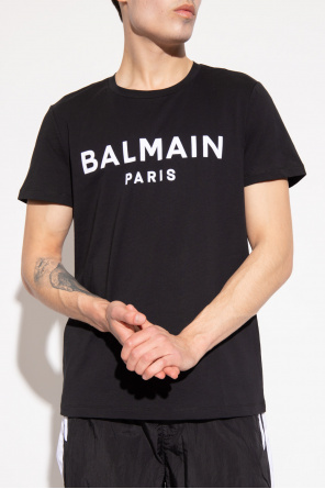 balmain Sneaker balmain Sneaker Kids gradient-logo cotton T-shirt