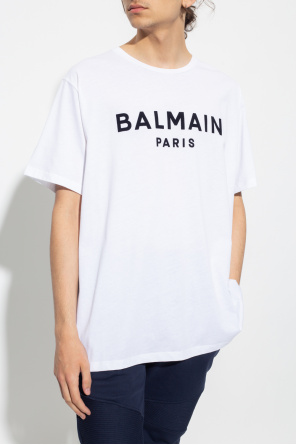 balmain applique Logo T-shirt