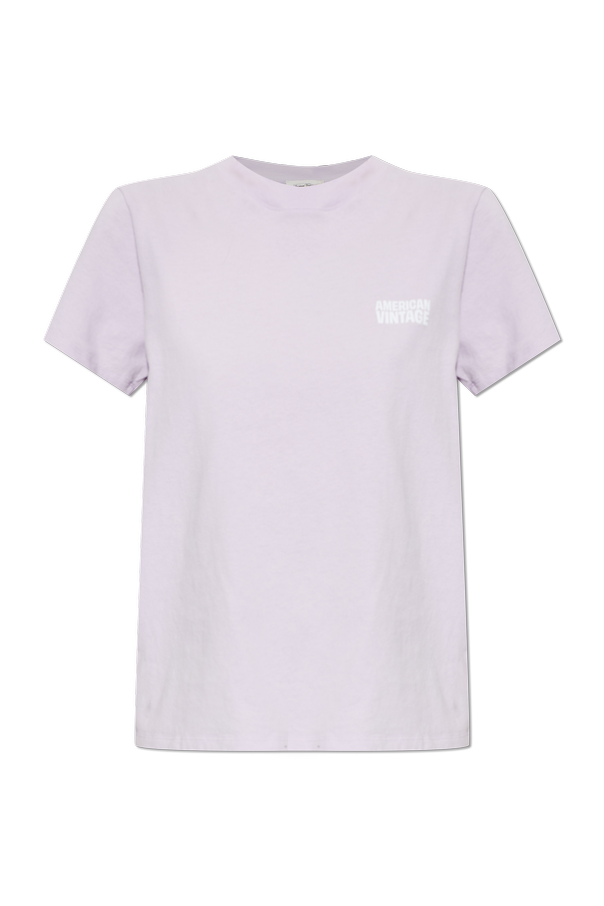 T-shirt with printed logo od American Vintage