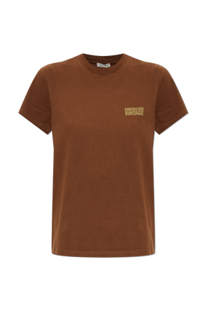 T-shirt with printed logo