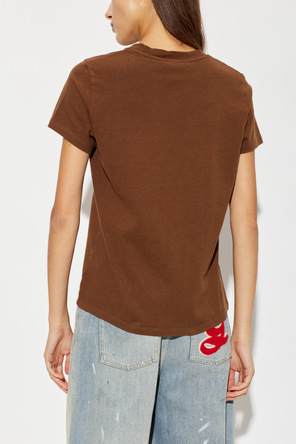 American Vintage T-shirt z nadrukowanym logo