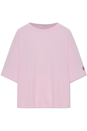 T-shirt com acabamento cru