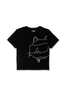 Levi's Plus Perfect Graues T-Shirt mit Batwing-Logo