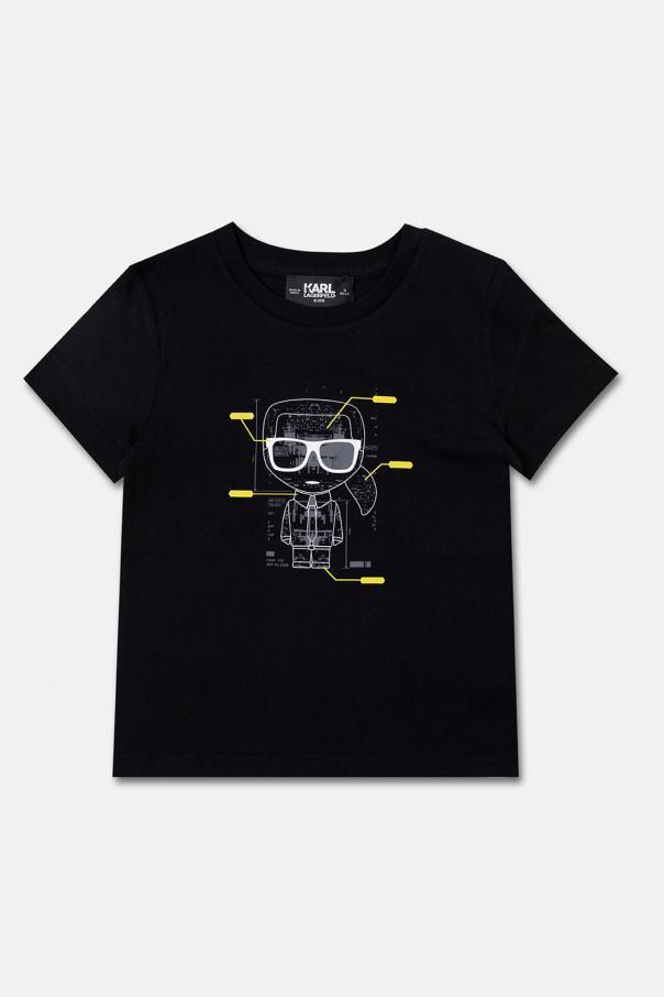 Karl Lagerfeld Kids T-shirt Loro with logo