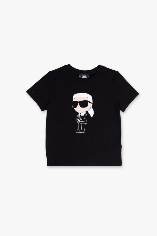 Karl Lagerfeld Kids alessandro enriquez Amore embroidered-logo T-shirt