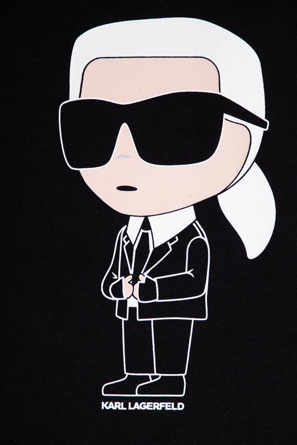 Karl Lagerfeld Kids T-shirt knitted with logo