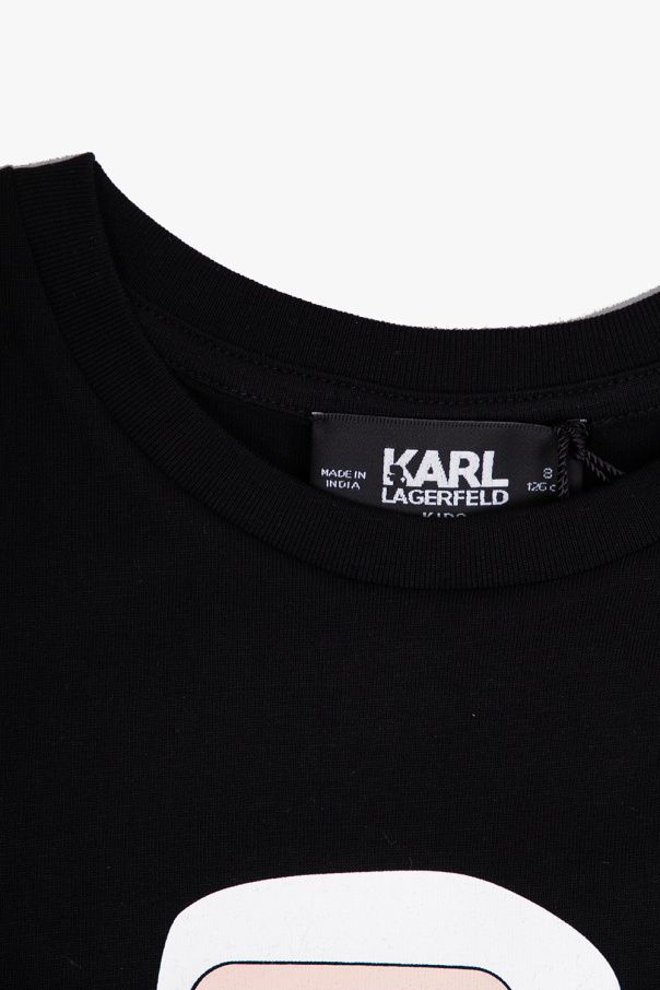 Karl Lagerfeld Kids Cashmere & Wool Knit Cape Sweater