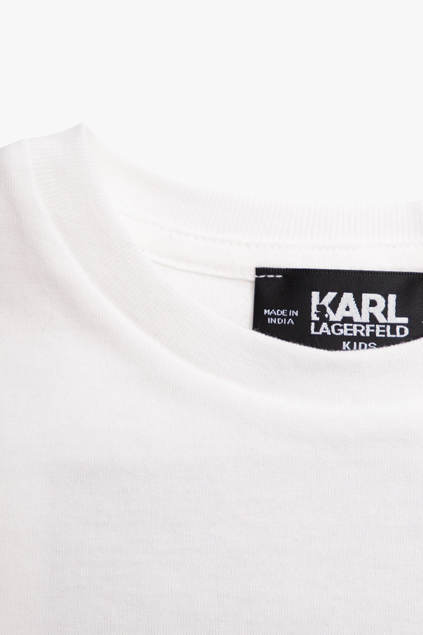 Karl Lagerfeld Kids Beige soft fit sweater