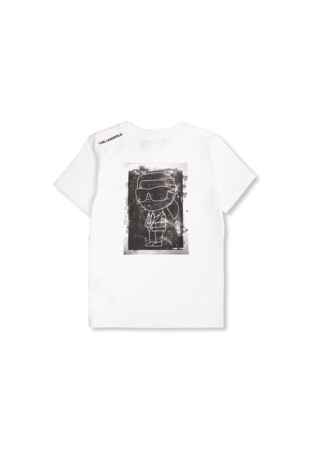 Karl Lagerfeld Kids rick owens drkshdw oversized plain t shirt schouler item