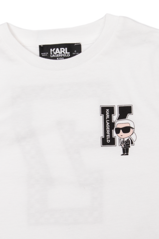Karl Lagerfeld Kids The North Face Triblend full zip hoodie in pink