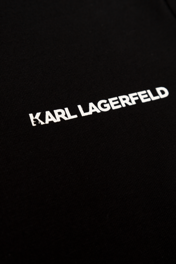 Karl Lagerfeld Kids T-shirt z nadrukowanym logo