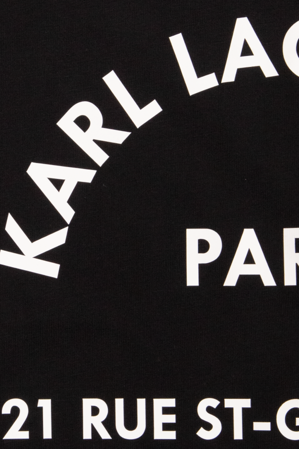 Karl Lagerfeld Kids T-shirt patch with logo