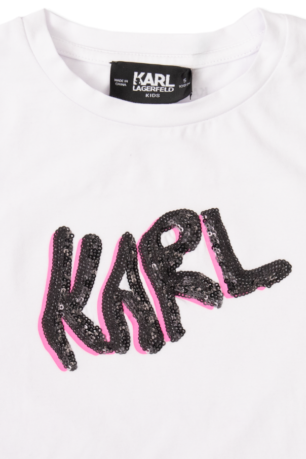 Karl Lagerfeld Kids Moonrise Island print hoodie