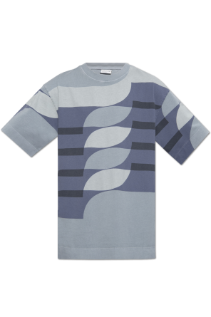 panelled colour-block T-shirt