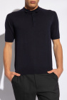Dries Van Noten NAVY BLUE Wool polo shirt