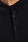 Dries Van Noten NAVY BLUE Wool polo shirt
