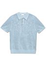 Brave Soul knitted polo shirt in silver grey