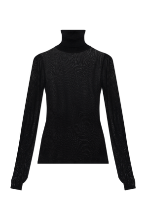 Transparent turtleneck