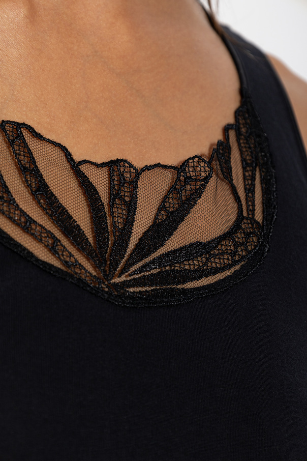Hanro Top de algodón ‘Rosaria’