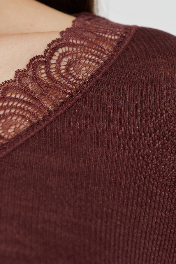 Hanro Lingerie top with long sleeves