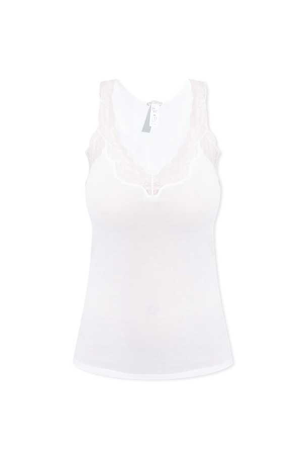 Top with lace trims od Hanro