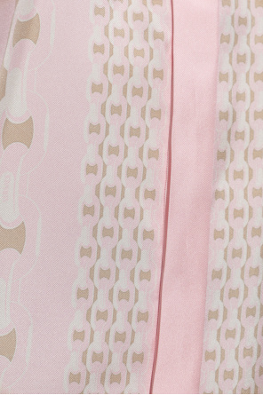 Versace Camisa de seda con tapeta oculta