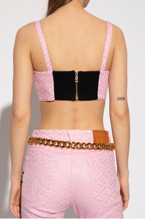Versace Cropped tank top