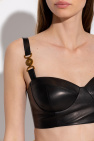 Versace Leather tank top