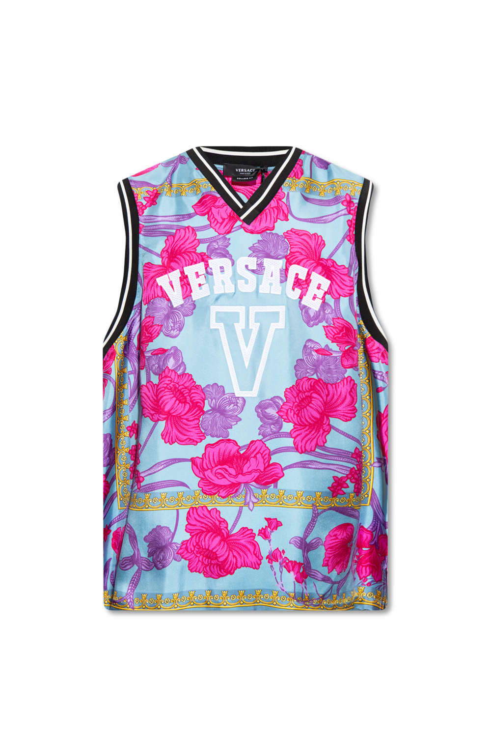 Versace Just Cavalli crew neck logo printed sweatshirt