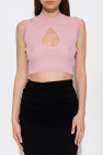 Versace VERSACE CROPPED TANK TOP