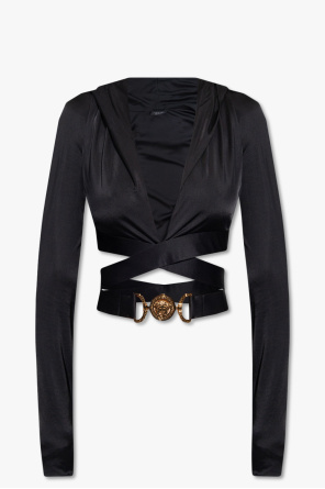 Lyla chain cut-out dress Black