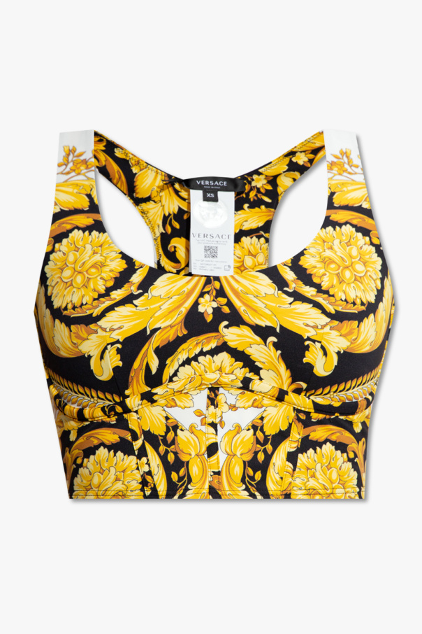 Versace Cropped sports top