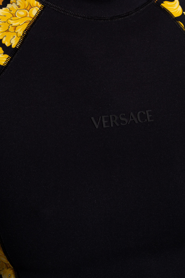 Versace Monster zip-up hoodie Blau