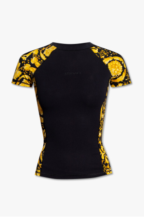 Abercrombie & Fitch Grå kortärmad t-shirt med mysig logga od Versace