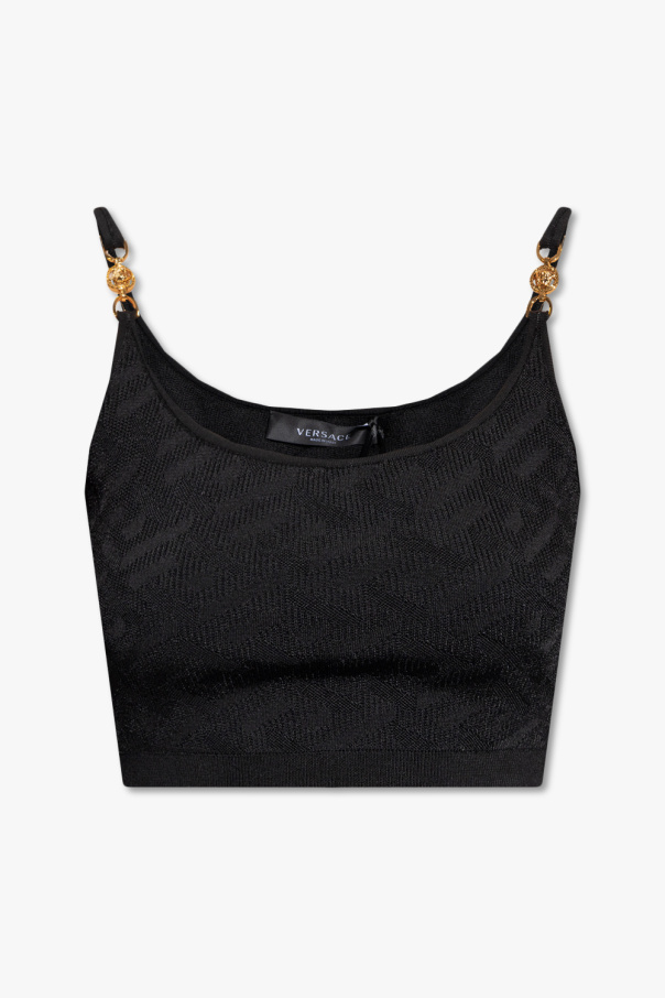 Versace Cropped tank top