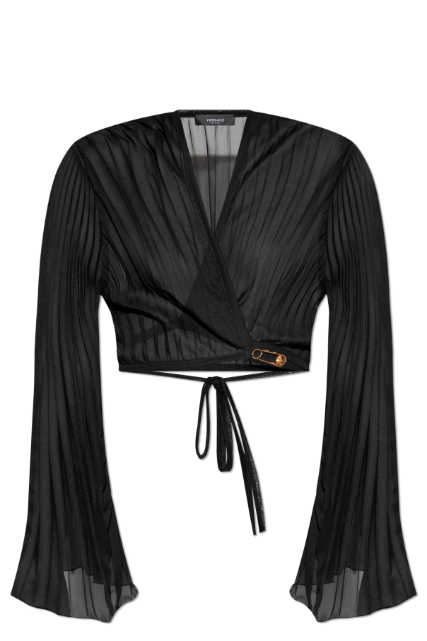 Pleated top with wrap tie, zdjęcie 1 Pleated top with wrap tie od Versace