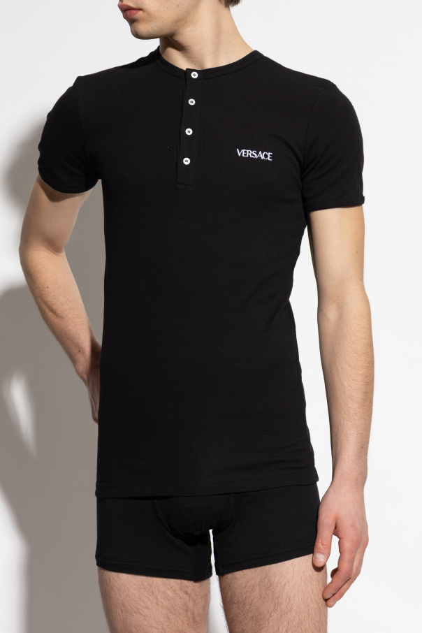 Versace Lingerie T-shirt with embroidered logo