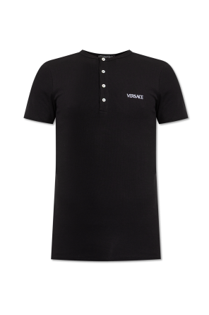 Camiseta de lencería con logotipo bordado