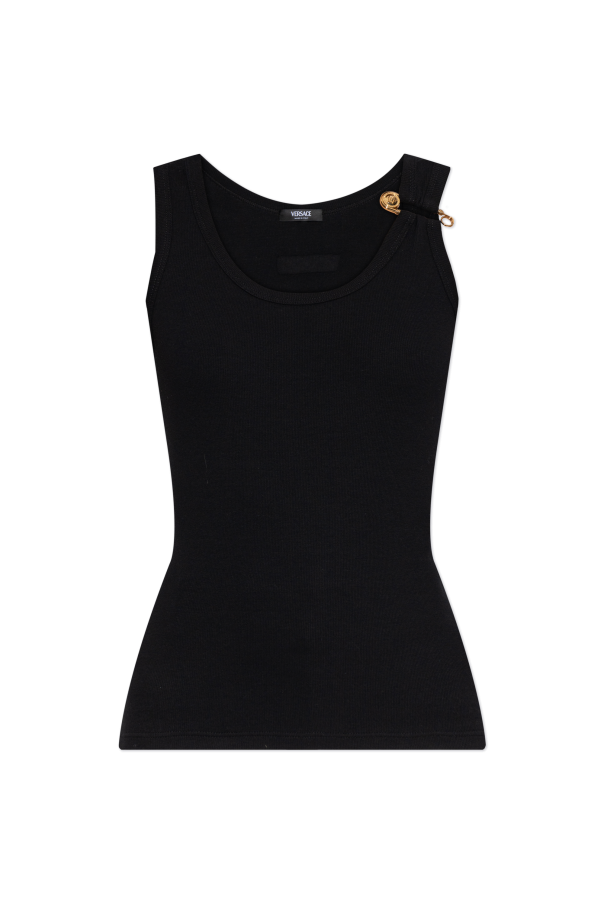 Versace Top with decorative safety pin