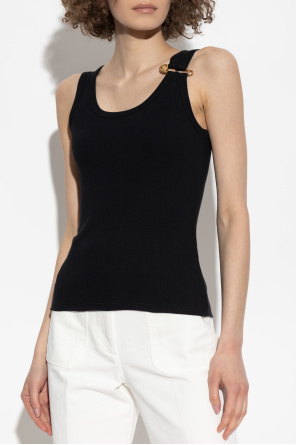 Versace Top with decorative safety pin