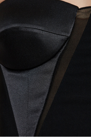 Versace Corsé con hombros descubiertos