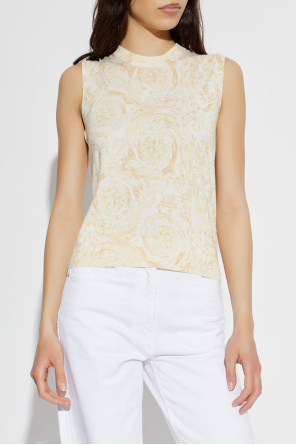 Versace Silk sleeveless top