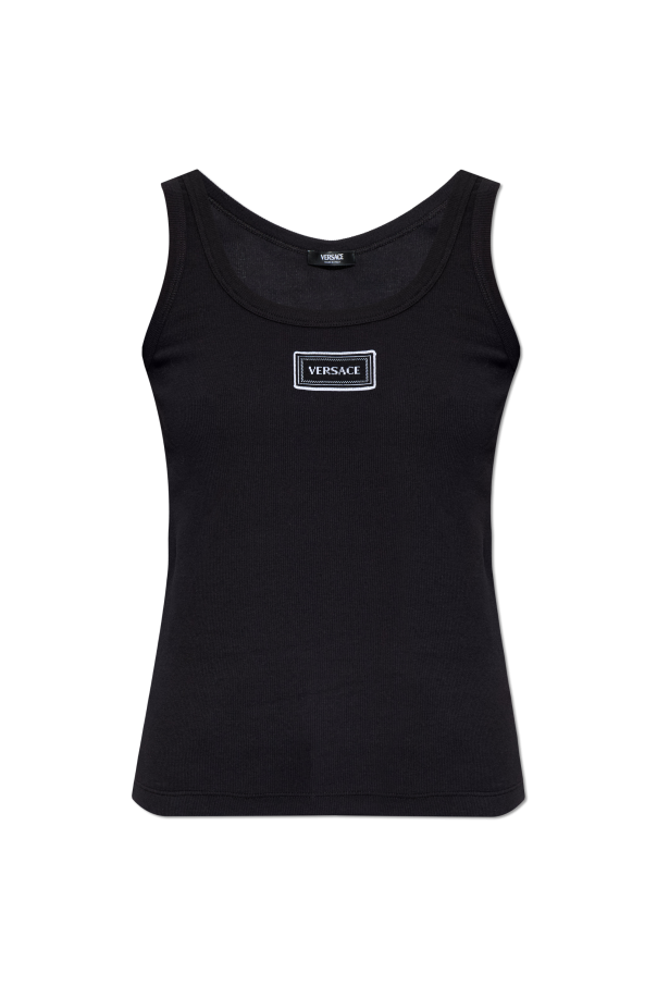 Ribbed sleeveless top od Versace