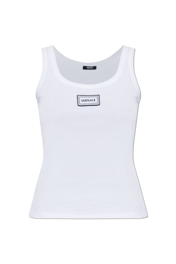 Ribbed sleeveless top od Versace