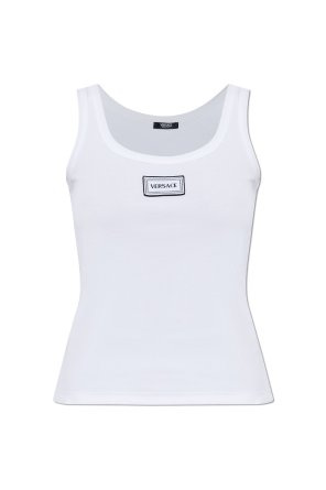 Geripptes ärmelloses Top