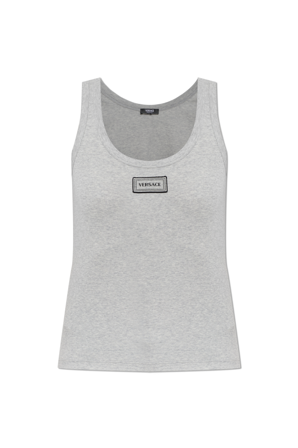 Fitted spaghetti strap top od Versace