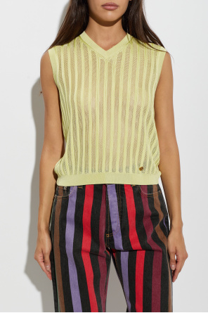 Versace V-neck vest